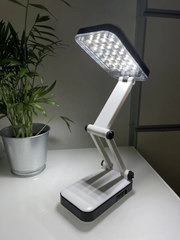 Лампа аккумуляторная настольная светодиодная складная LH-666 лампа трансформер 24 LED, Белый