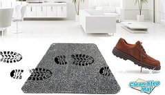Придверный супервпитывающий коврик Clean Step Mat придверный Super Clean Mat, Разные цвета