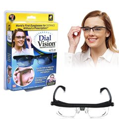 Очки с регулировкой линз Dial Vision универсальные, Прозрачный