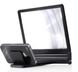 Увеличитель экрана телефона 3D Enlarge screen F1, универсальное увеличительное стекло, Черный