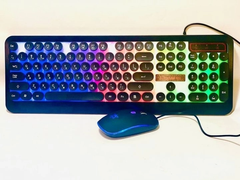 Игровая клавиатура и мышь с подсветкой UKC HK3970, комплект проводная клавиатура и мышь для ПК и ноутбук
