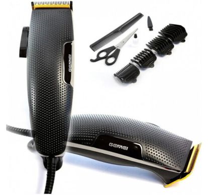 Профессиональная мощная машинка для стрижки волос Gemei GM-806 от сети, Черный