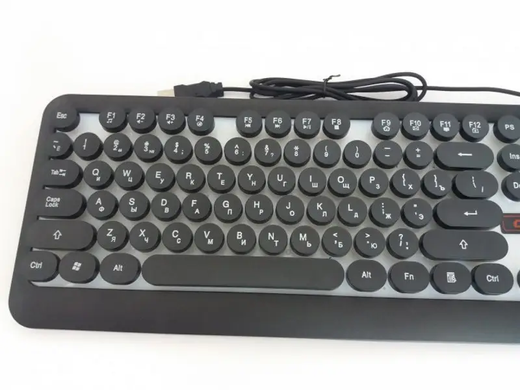 Игровая клавиатура и мышь с подсветкой UKC HK3970, комплект проводная клавиатура и мышь для ПК и ноутбук, Черный