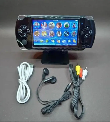Игровая консоль PSP X9 8Гб портативная приставка с экраном 5,1 дюймов ТВ-выход, Черный