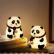 Детский ночник Новогодняя панда силиконовый