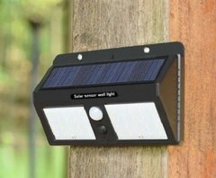 Двойной Светильник солнечная панель с датчиком движения Solar Sensor Wall Light 1626A
