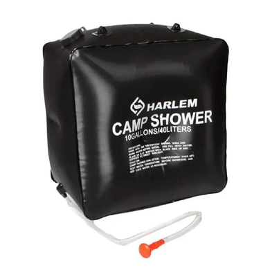 Похідний переносний душ для кемпінгу, туристів, дачників Camp Shower 40л, Черный