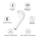 Беспроводные Bluetooth наушники с боксом для зарядки iFans i8 TWS Mini White, Белый