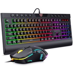 Клавиатура и мышка Gaming G21B с RGB подсветкой для геймеров