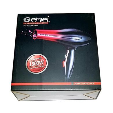 Фен для волос Hair Dryer Gemei GM-1719