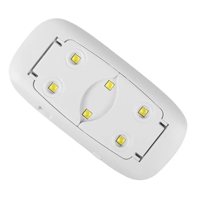 Лампа для маникюра UV/LED SUN Mini 6W / Профессиональная лампа для сушки гель лака, Белый
