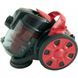 Контейнерный пылесос DOMOTEC 4405MS-3000W Без мешка объем пылесборника 2л, для сухой уборки Красный с Черным, Черно-красный