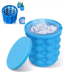 Форма для льда Ice Cube Maker Genie круглое ведро силиконовое для заморозки льда и охлаждения напитков