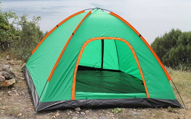 Палатка Туристическая 2*1.5*1.1 м, Двухместная палатка , Палатка однослойная для кемпинга для двоих