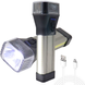 Ручной LED фонарь с боковым светом USB, 5Вт, Cova CB-888 / Светодиодный аккумуляторный фонарик, Разноцветный