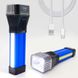 Ручной LED фонарь с боковым светом USB, 5Вт, Cova CB-888 / Светодиодный аккумуляторный фонарик, Разноцветный