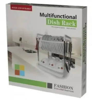 Кухонная сушка для посуды Multifunctional Dish Rack / Сушилка для посуды, Белый