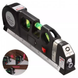 Лазерный уровень Нивелир Fixit Laser Level Pro 3 с встроенной рулеткой и уровнем, Черный