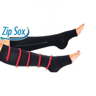 Компресійні гольфи Zip Sox, шкарпетки від варикозу, Бежевий