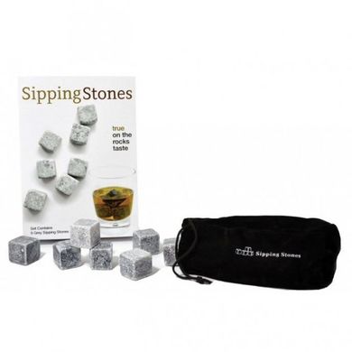 Камни для охлаждения виски Whiskey Stones, серый