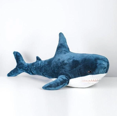 М'яка плюшева антистрес іграшка-подушка обіймашка Shark Doll "Акула" 60 см