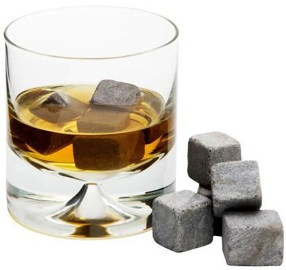 Камені для охолодження віскі Whiskey Stones, серый