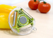 Універсальна овочерізка тристороння для нарізки соломкою Rotary multifunctional peeler, Зелений