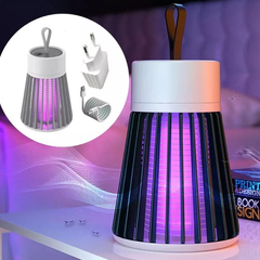 Пастка LED від комарів та комах знищувач антимоскітна лампа з підсвічуванням електрична Stop Mosquito USB з Акумулятором 2200мАч