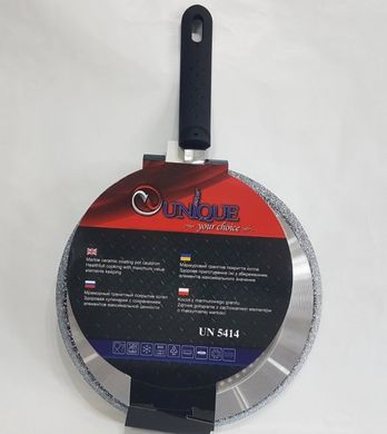 Сковорода для блинов UNIQUE UN-5414 Блинница алюминий-гранит Индукция 26 см