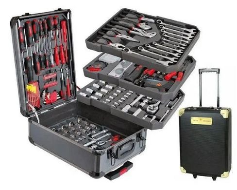 Большой Набор инструмента в чемодане Rainberg 409 предметов, инструменты, набор инструментов