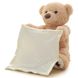 Мишко Пикабу інтерактивна мовець м'яка іграшка ведмедик коричневий 30см, Бежевий