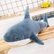 М'яка плюшева антистрес іграшка-подушка обіймашка Shark Doll "Акула" 80 см