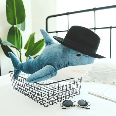 Мягкая плюшевая игрушка антистресс игрушка-подушка обнимашка Shark Doll "Акула" 110 см