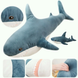 Мягкая плюшевая игрушка антистресс игрушка-подушка обнимашка Shark Doll "Акула" 110 см
