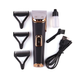 Беспроводная профессиональная машинка для стрижки волос VGR V-022 USB, Золотой