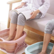 Складна ванна для ніг з масажером Сіра, Светло-серый