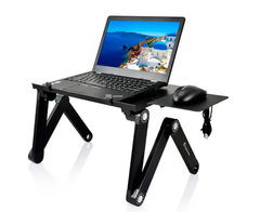Столик-подставка с кулером для ноутбука Omeidi Laptop Table T6, Черный