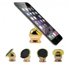 Автомобильный магнитный держатель для мобильных телефонов Mobile Bracket Золотой, Золотой