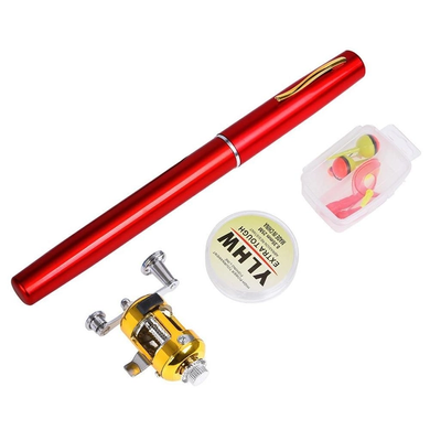 Кишенькова вудка у формі ручки Fish Pen Fishing Rod In Pen Case