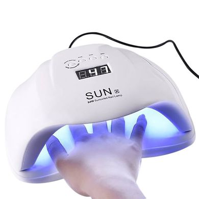 Лампа для сушки ногтей Sun X 54W LED Белый