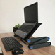 Столик трансформер для ноутбука T8 подставка портативная с вентилятором Laptop Table T8, Черный