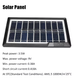 Портативна сонячна станція - ліхтар GDLite-8017 -2 power bank, акумулятор, сонячна батарея, 3 лампи, ЗУ 220V, Черный