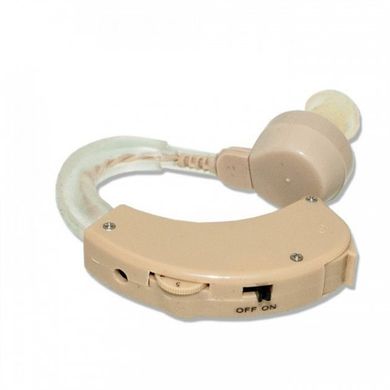 Слуховий апарат Xingma XM-909E завушної Підсилювач слуху Повний комплект Бежевий