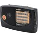 Міні радіоприймач FM/TV/AM/SW1-2 "Kipo KB-308AC", Чорний радіоприймач на кухню (1009216-Black), Черный