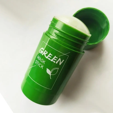 Маска стик для глубокого очищения и сужения пор лица Green Stick Mask с органической глиной и зеленым чаем, Разноцветный