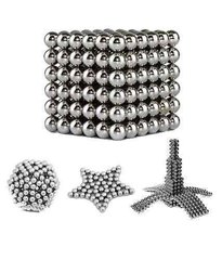 Неокуб магнитная игрушка головоломка (218 элементов) серебро