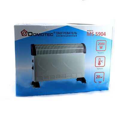 Конвектор дуйка обігрівач Domotec Heater MS 5904