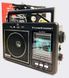 Портативный радиоприемник GOLON RX-99/3920 аккумуляторный FM/AM/SW с возможностью воспроизведения USB/MicroSD Black, Черный