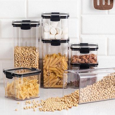 Органайзери для сипучих кухни Food Storage Container 5 Контейнерів | Набір пластикових контейнерів для круп