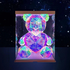 Світлодіодний ведмедик з LED підсвіткою Love Bear LED 25см PINK
